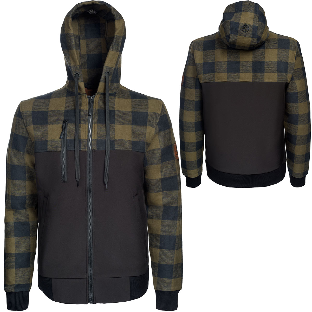 Hybridní bunda Fostex Lumbeshell Softshell Flanela Olive S