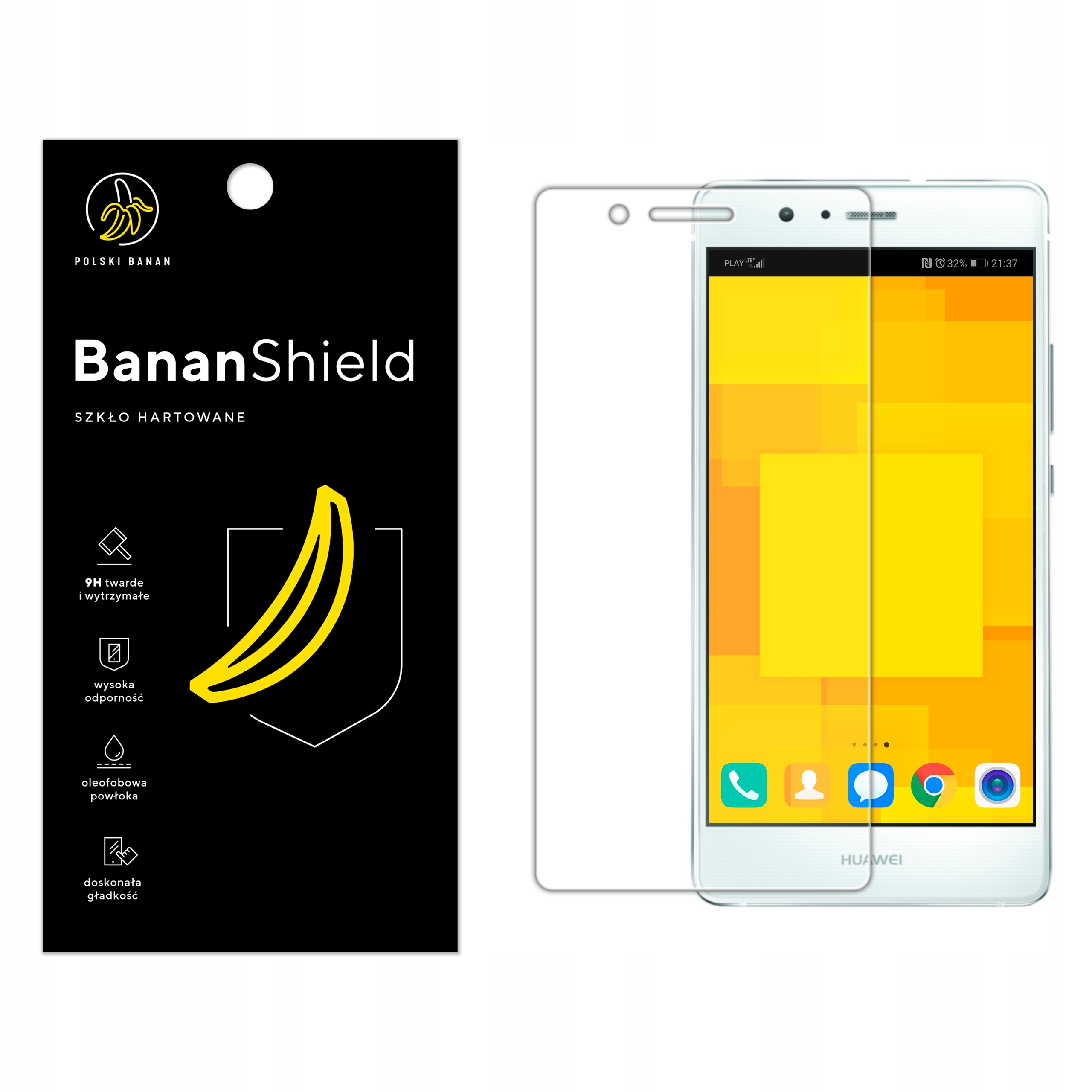 Szkło hartowane 9H BananShield do Huawei P9 Lite