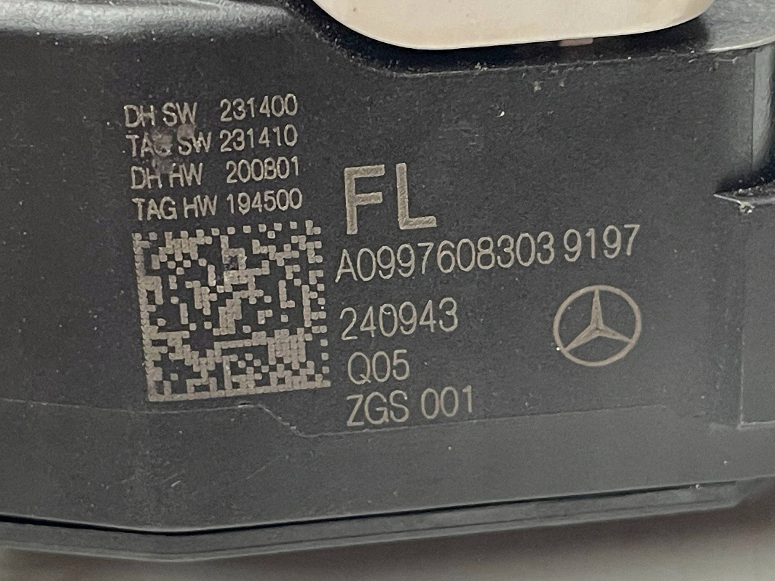 Mercedes-Benz E W214 door front handle exterior A0997608303 !J
