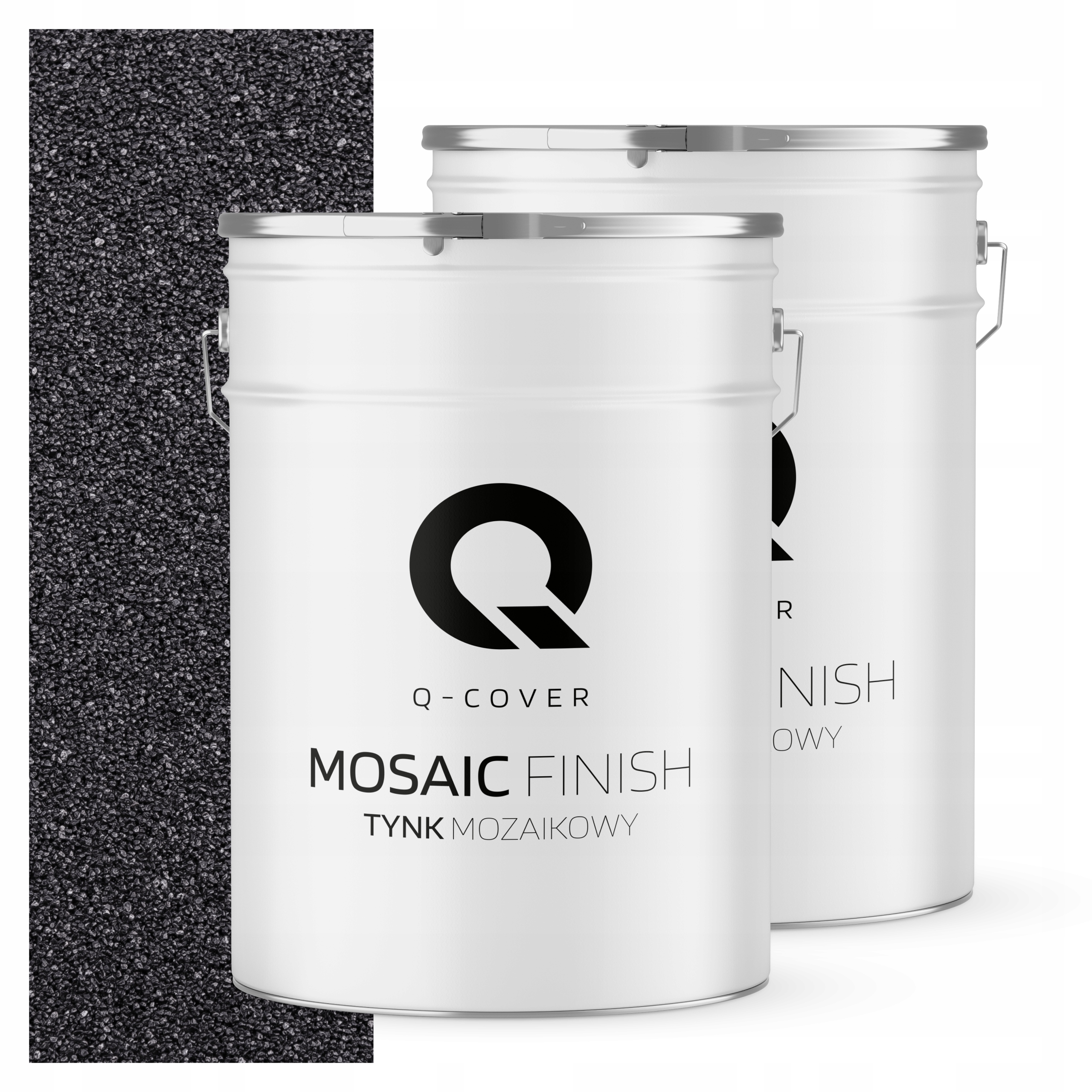 Mozaiková Omietka Mozaika 25 Kg Čierna M12 Ozdobná Prémiová Fasáda