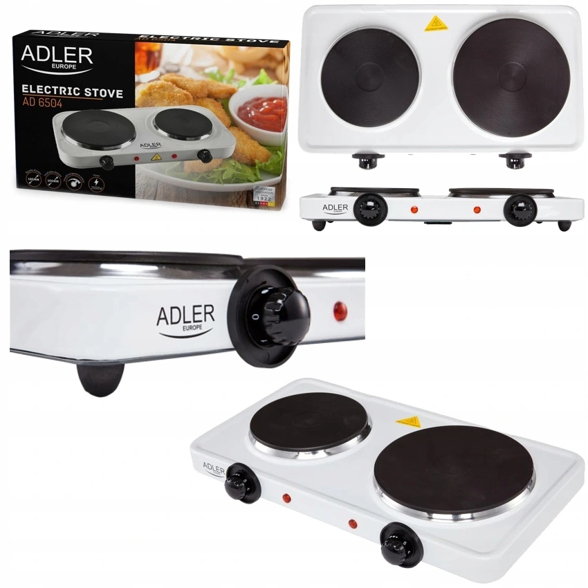 Kuchenka Elektryczna Dwupalnikowa Płyta 2500W Prąd