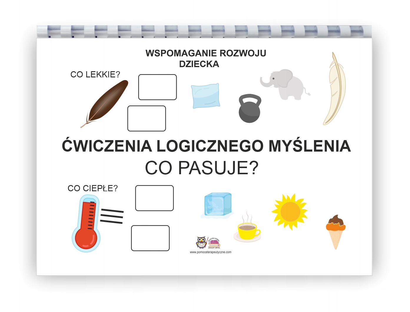 

Ćwiczenia logicznego myślenia. Co pasuje z rzepem