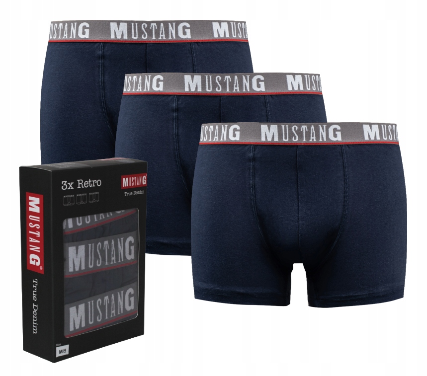 

Bokserki Mustang True Denim 3-pack r. L