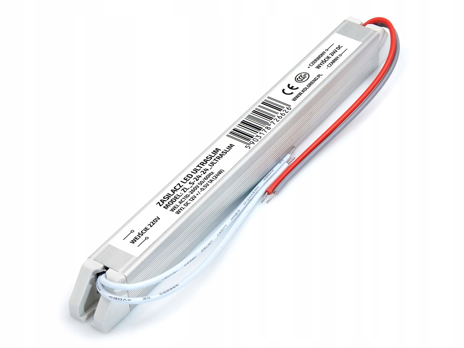 

Zasilacz Do Led 24V 24W 1A Płaski I Cienki
