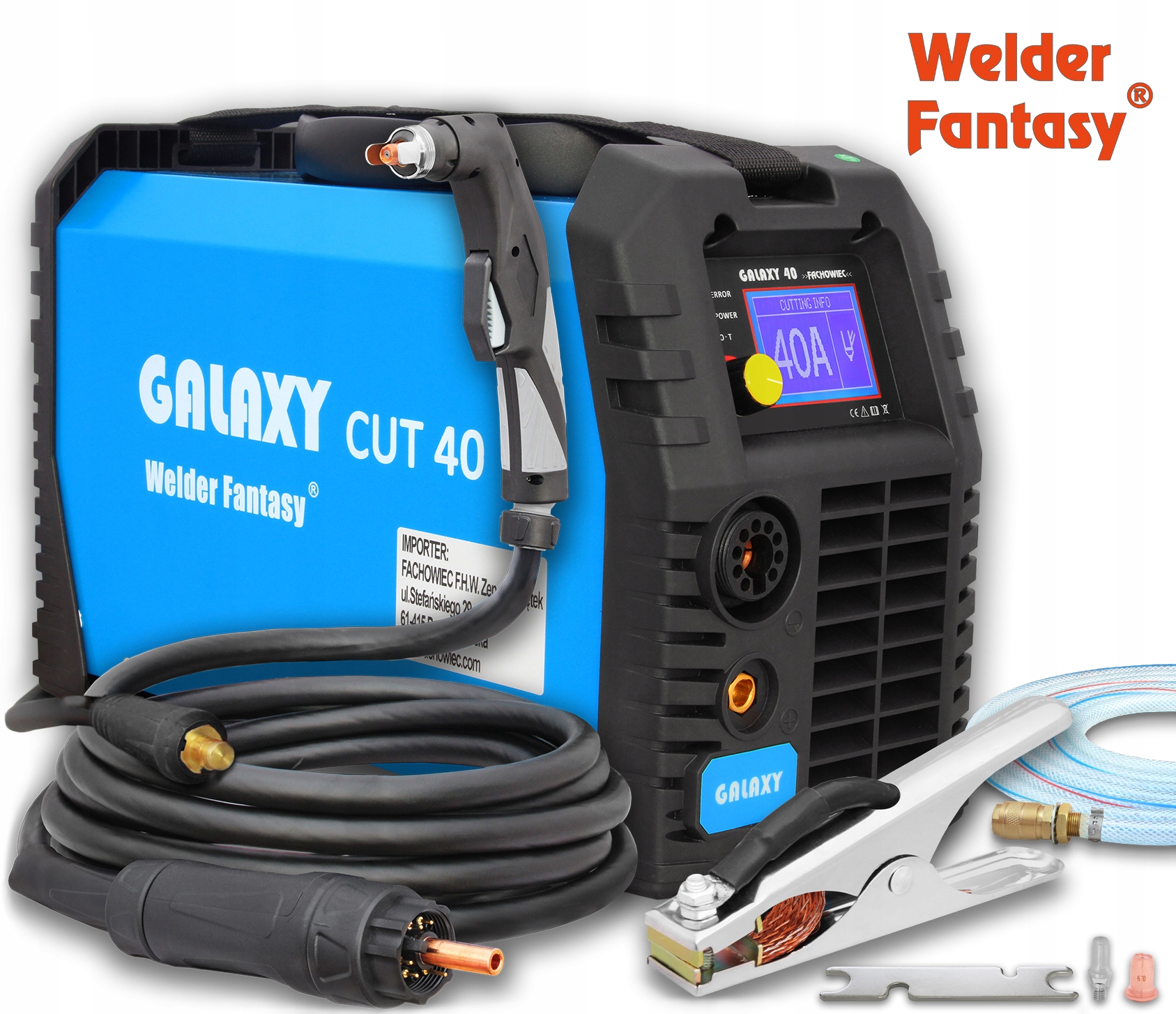 GALAXY 40 WYPALARKA PRZECINARKA PLAZMOWA 18mm CUT