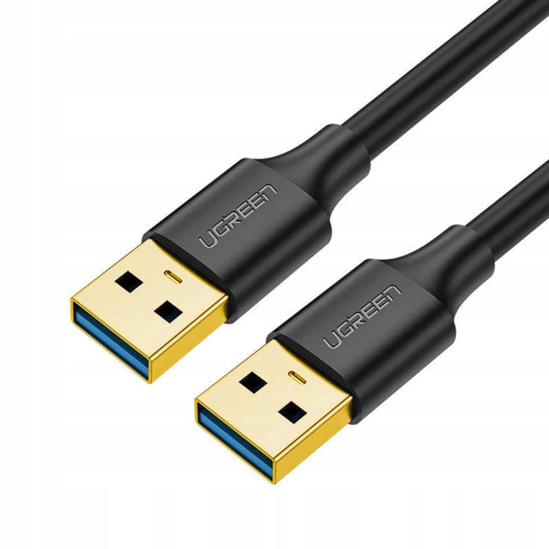 Kabel Ugreen US128 10371 Usb-a 3.0 Usb-a 3.0 5Gb/s 2m czarny