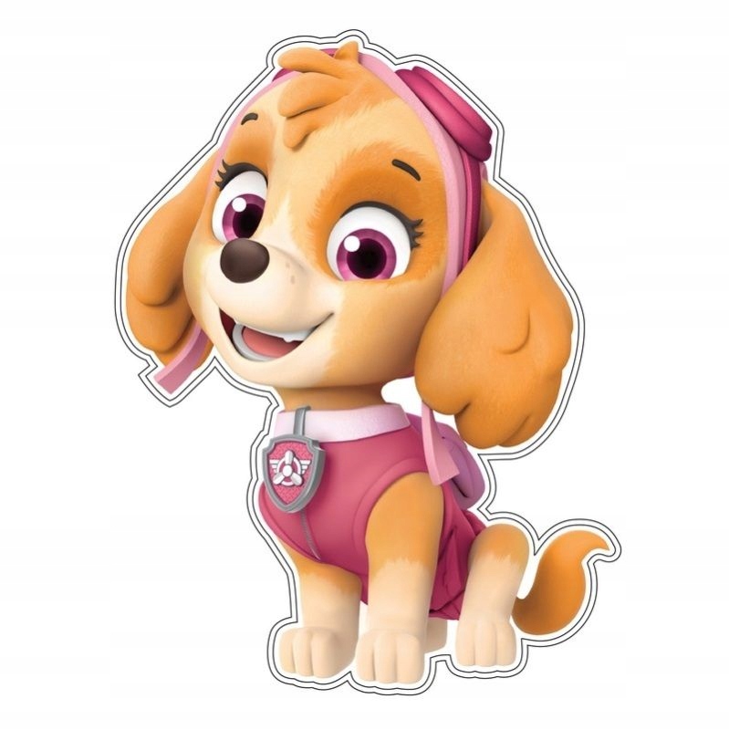 DEKORACJA ŚCIENNA PSI PATROL - SKYE