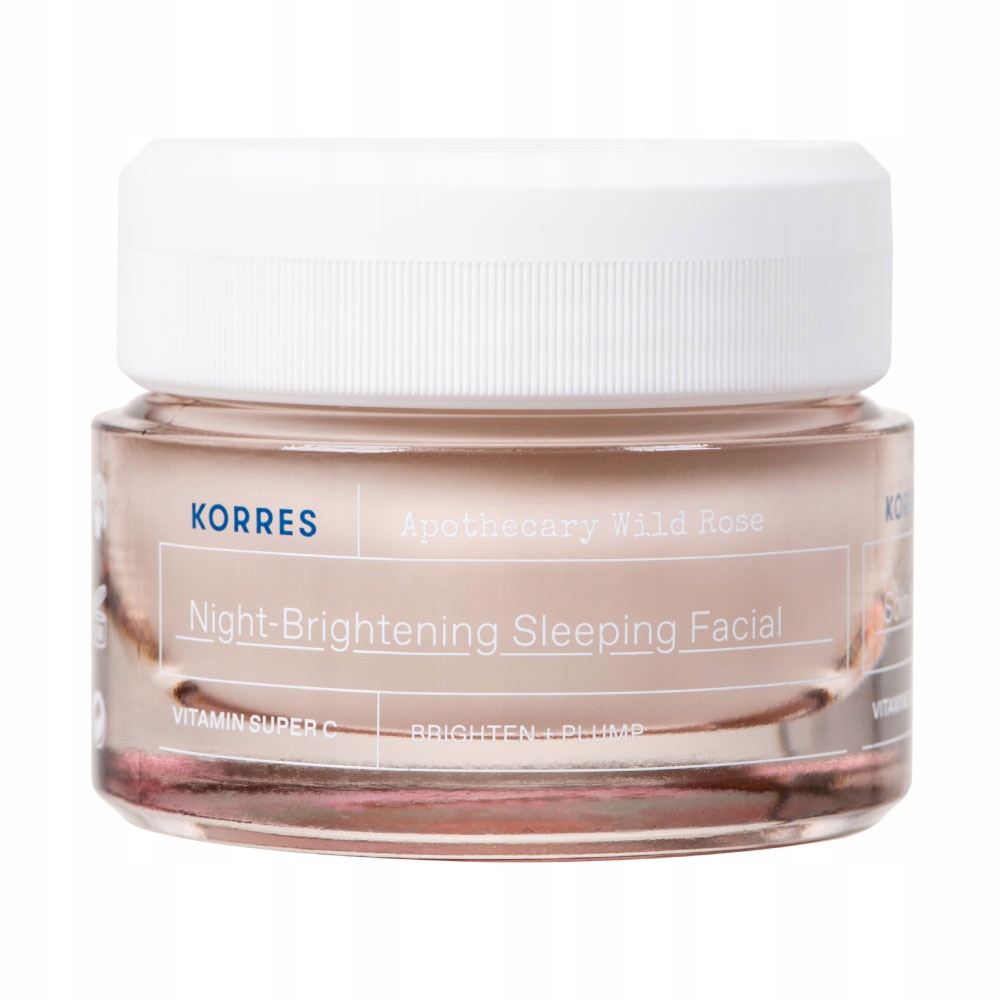 Korres Apothecary Wild Rose rozjasňující noční pleťový krém 40 ml