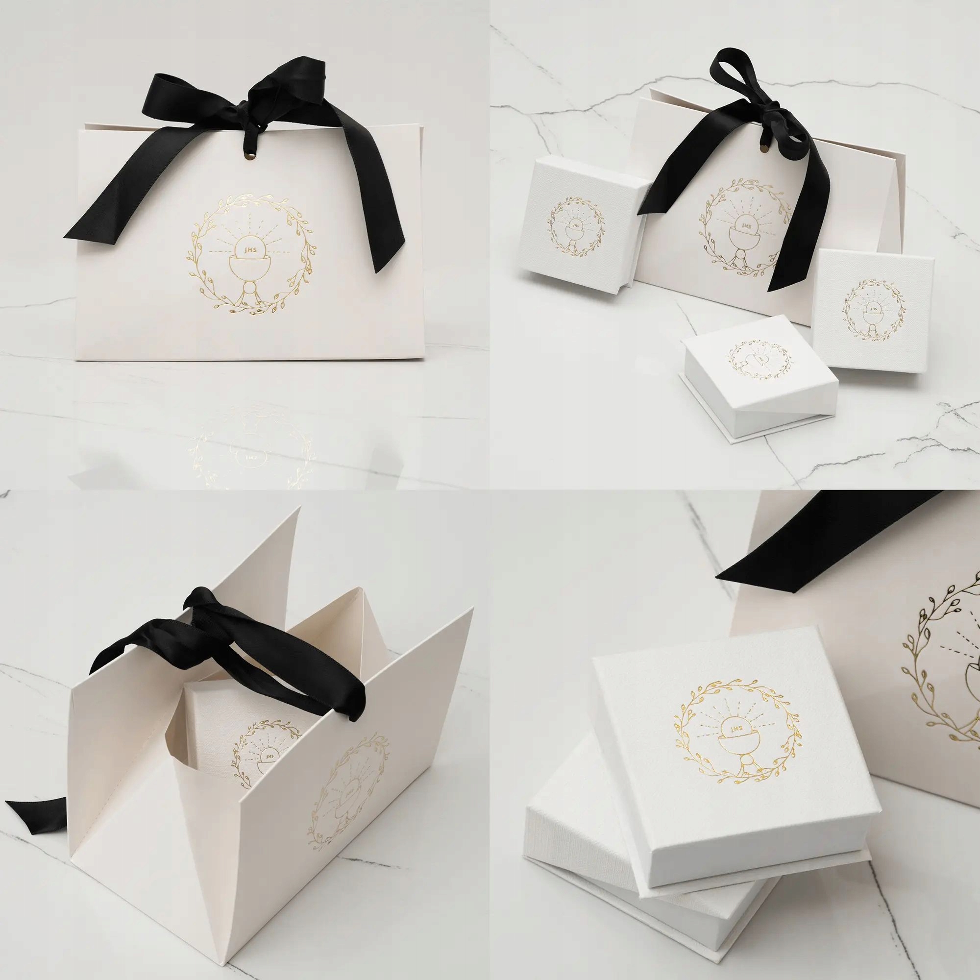 Pamiątka Komunii Świętej Srebrny krzyżyk zdobiony z łańcuszkiem srebro 925 Nazwa koloru producenta srebro rodowane