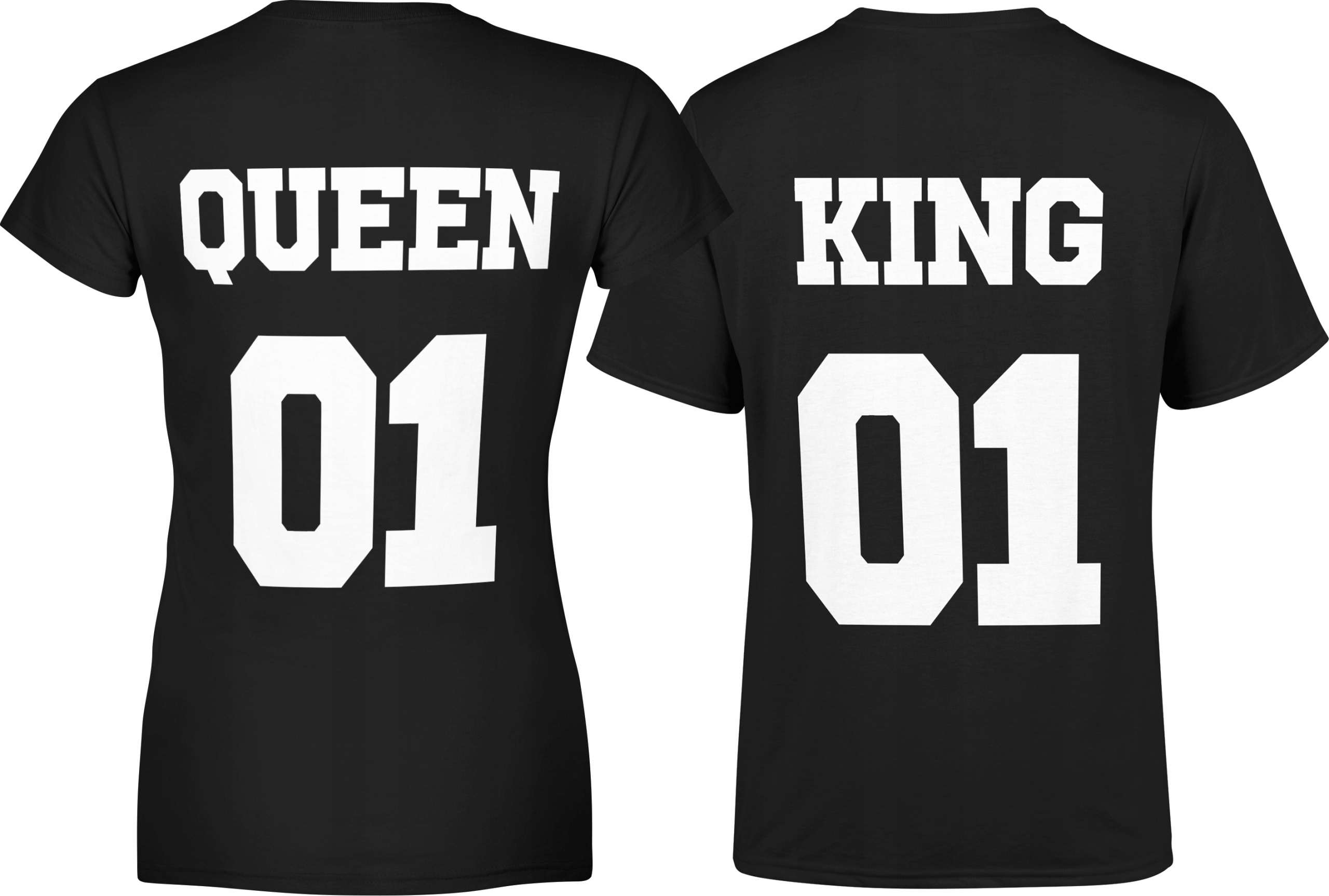 

Zestaw Koszulki Dla Par King Queen T-shirt Pary