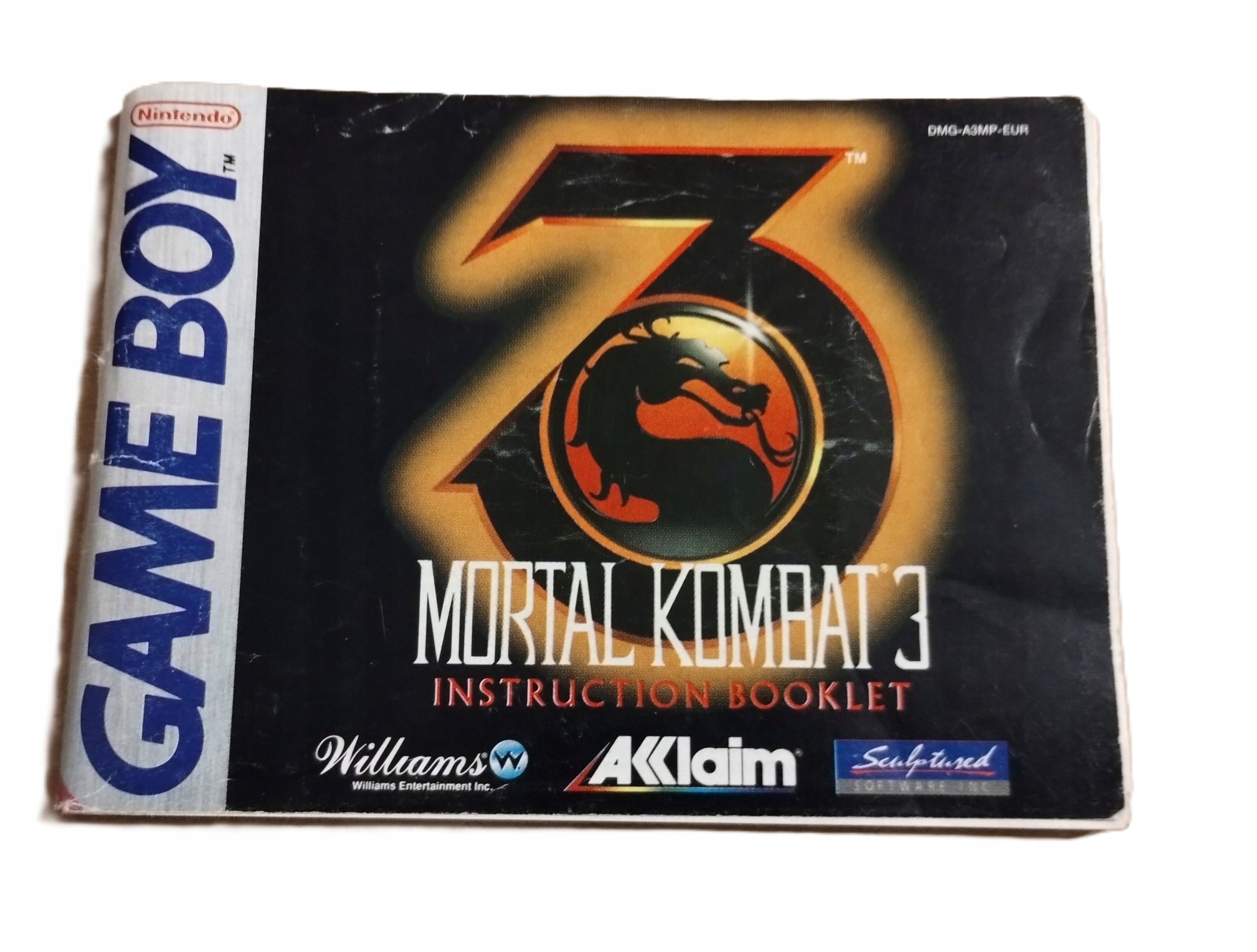 Mortal Kombat 3 Instrukcja Game Boy Classic