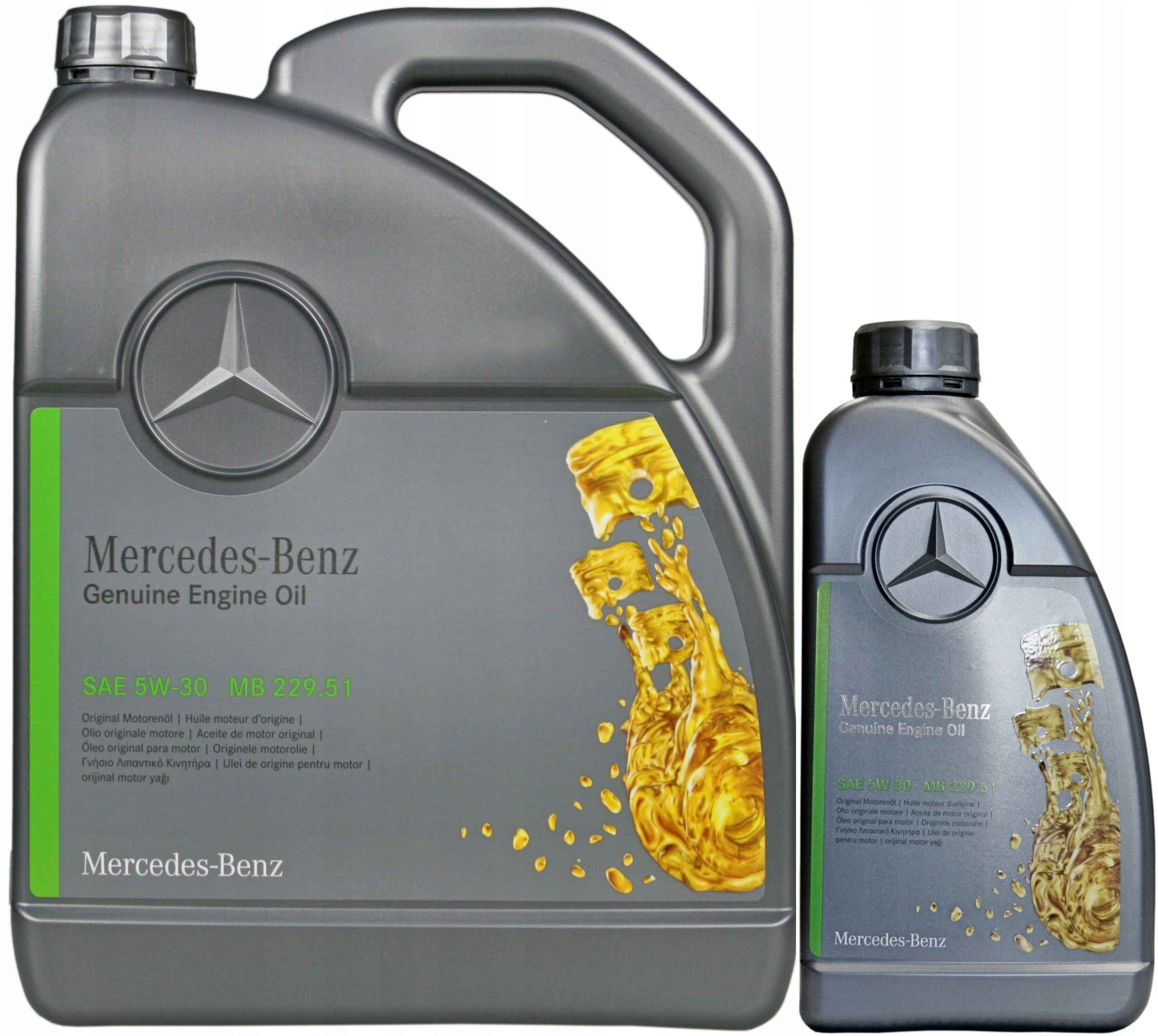 Olej Oe Mercedes 5W30 Dpf 5W-30 229.51 Originální 6 L