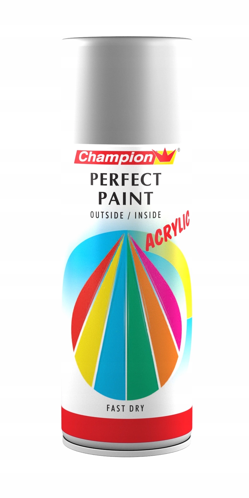 Farba Akrylowa spray Champion Perfect Paint 400ml biały mat Ral 9010