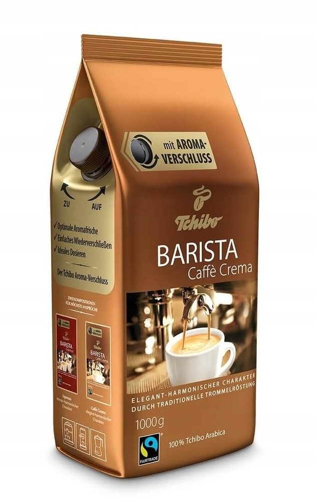 Tchibo Barista Caffe Crema zrnková 1000 g