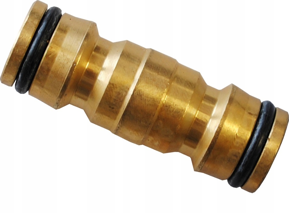 

Łącznik Szybkozłączy Dwójnik Nypel Adaptor Mosiądz