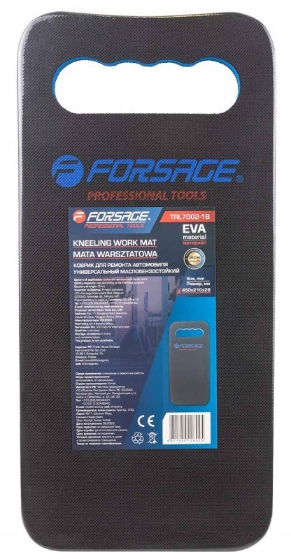 Mata warsztatowa podkładka pod kolana robocza ogrodowa pianka 450x210x28mm Kod producenta F-TRL7002-1B