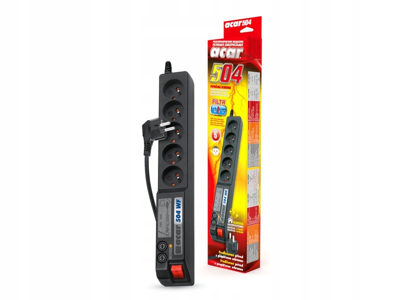 Listwa Acar 504WF (1.5 m) Czarny