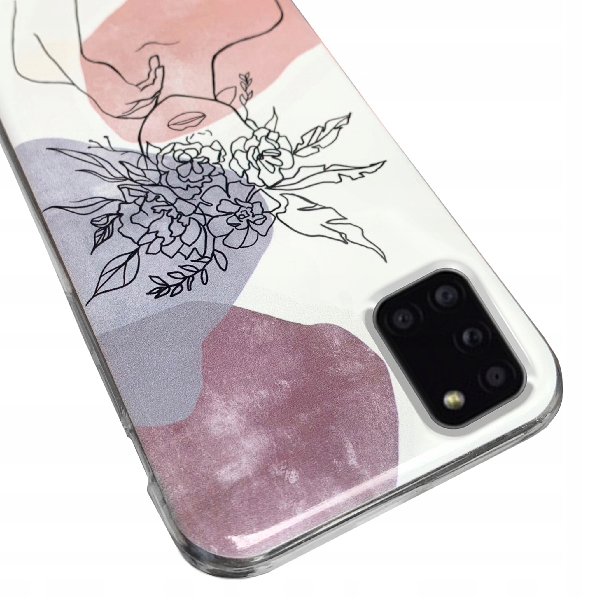 

Grube etui 2MM do Samsung A31 silikon + szkło