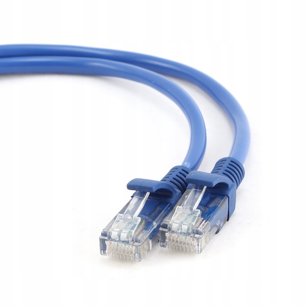 

Kabel sieciowy Lan RJ-45 Utp kat.5e niebieski 2m