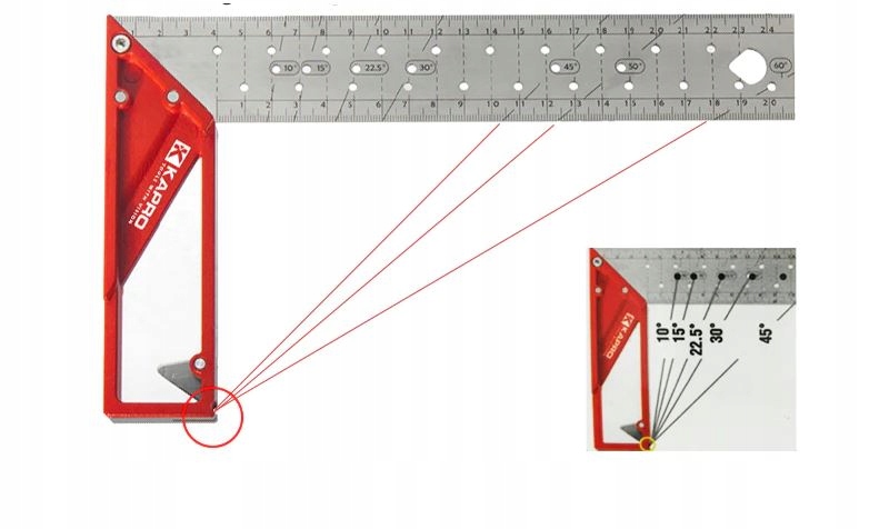 

Kątownik Stalowy 30 CM Professional Stolarski