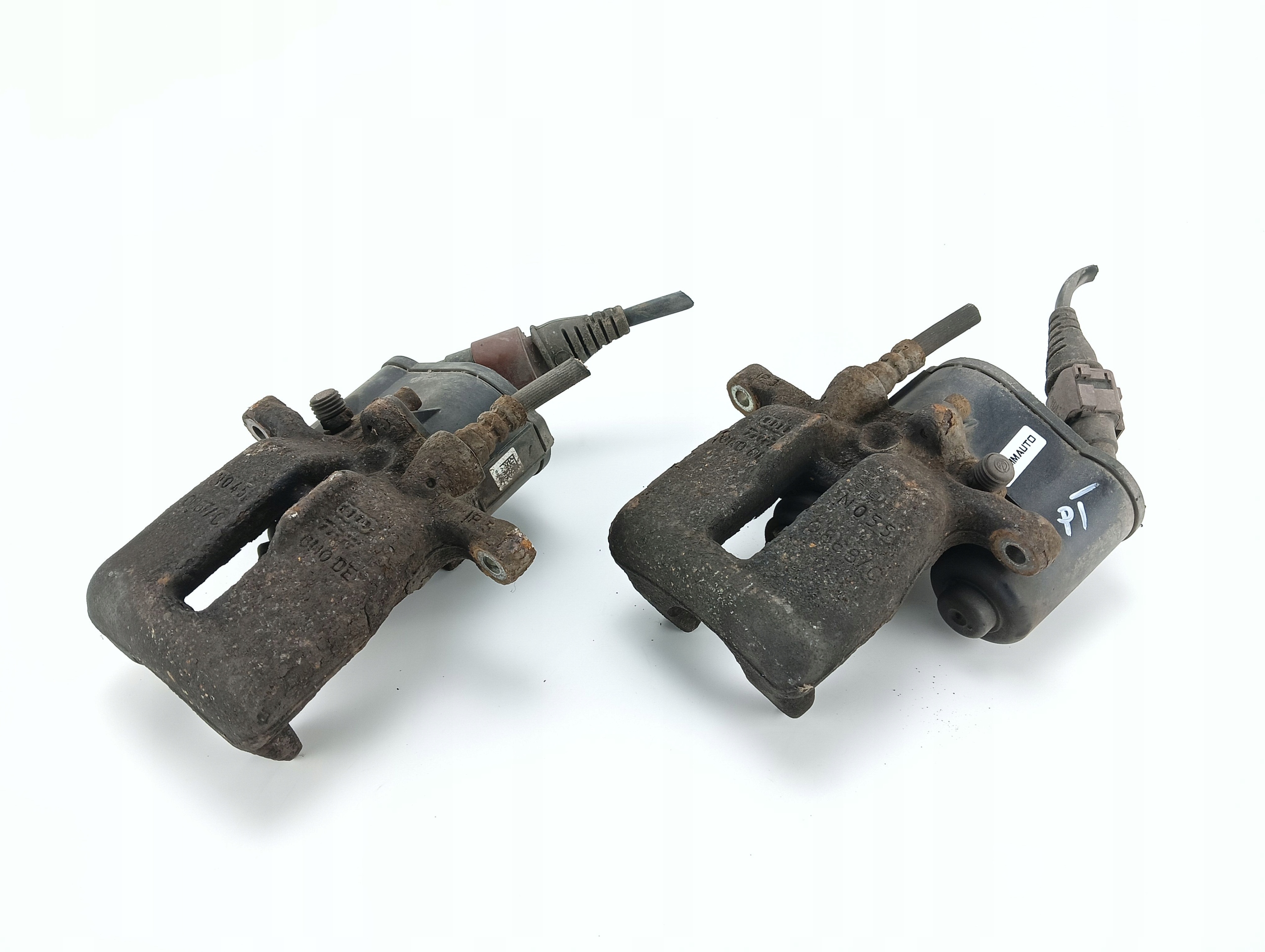 ZACISKI HAMULCOWE ELEKTRYCZNE TYŁ KOMPLET AUDI A6 C6 ZACISKI HAMULCOWE