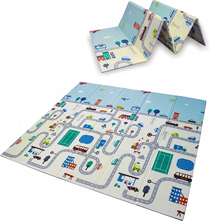 Mata edukacyjna piankowa dwustronna XPE 200x180cm Wiek dziecka 0 +