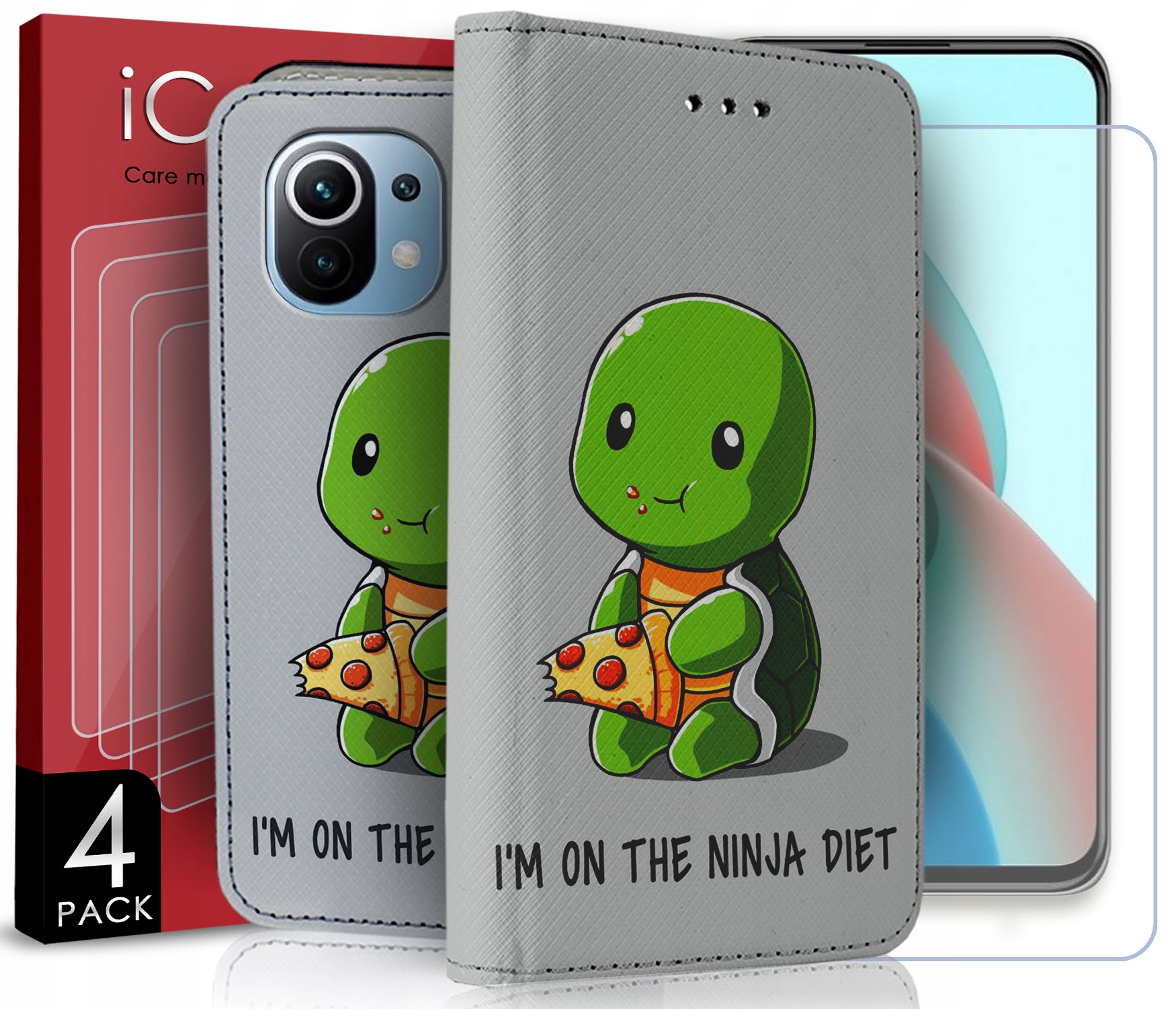 

Etui Do Xiaomi MI 11 Lite 4G 5G Szkło 4SZT