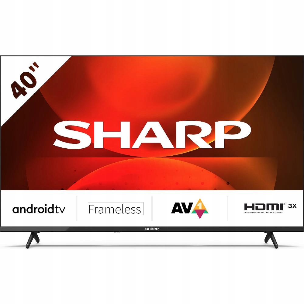 Tv Led 40" Sharp 40FH2EA Smart Android Tv Bluetooth Wi-Fi Asystent Google