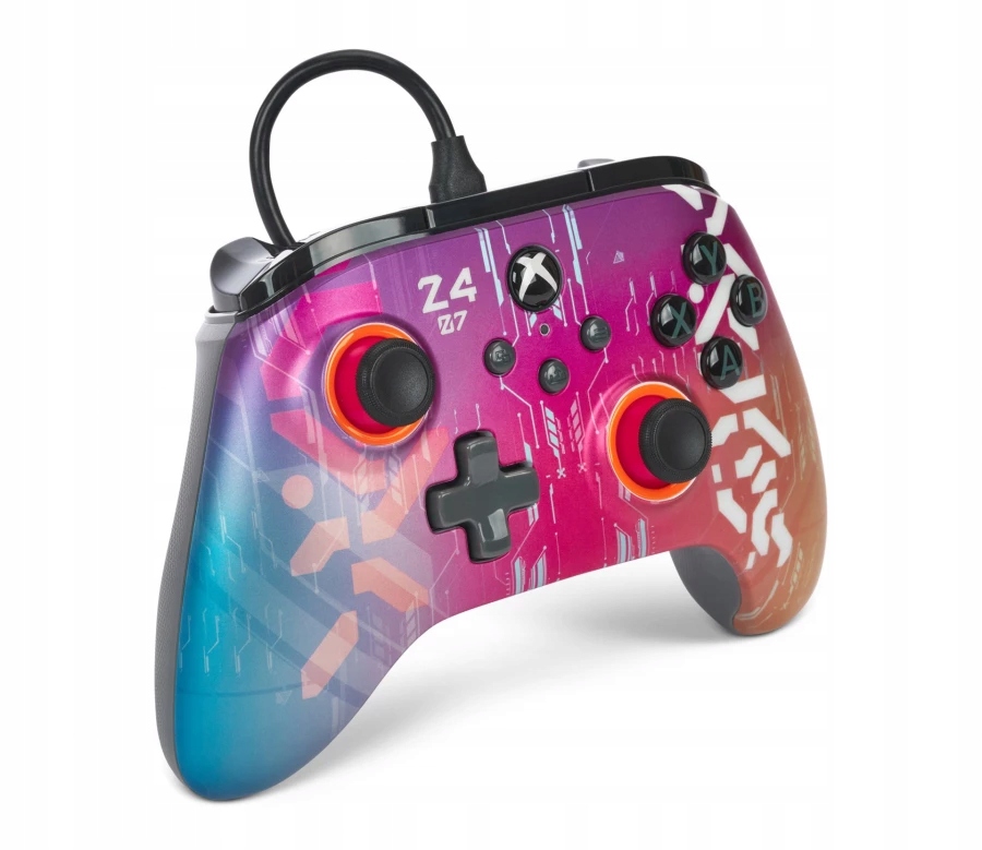 PowerA Xs Xo Pc Pad przewodowy Advantage Cyber Style