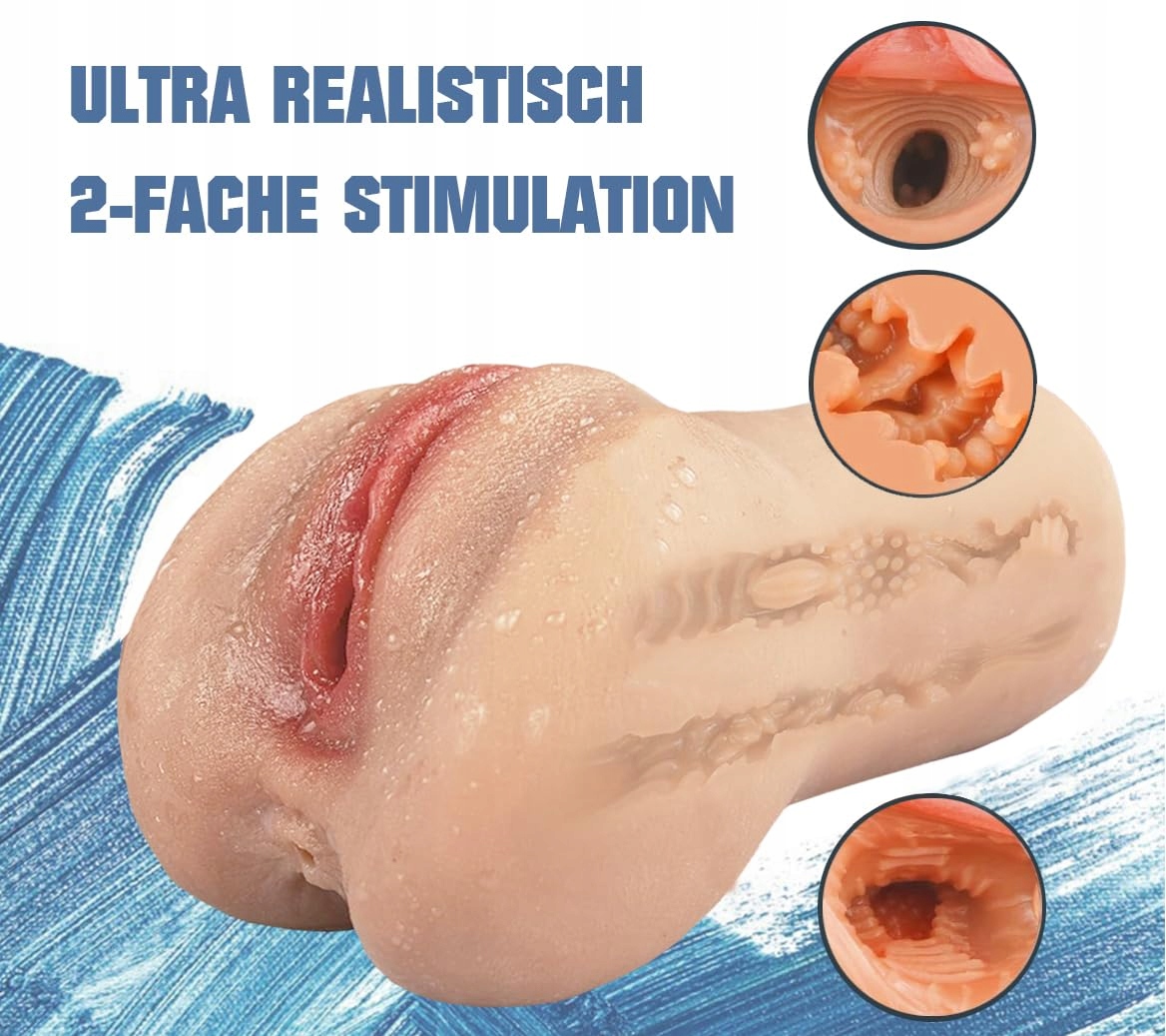 REALISTISCHER Masturbator Dla Mężczyzn Silikonowa Zabawka — miniatura 2