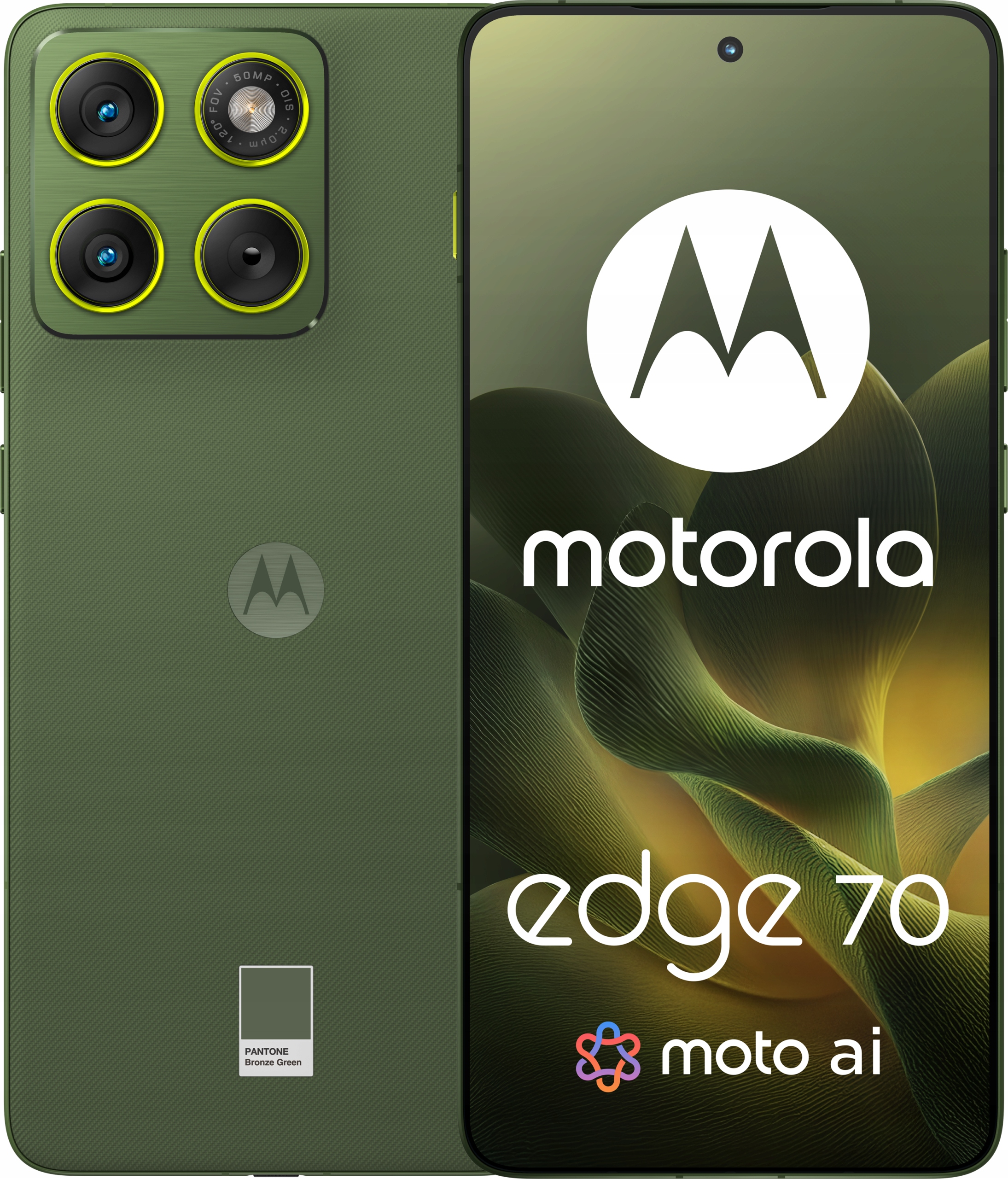 Smartfon Motorola Edge 70 12 Gb 512 Gb 5G Pantone Bronze Green (zielony)