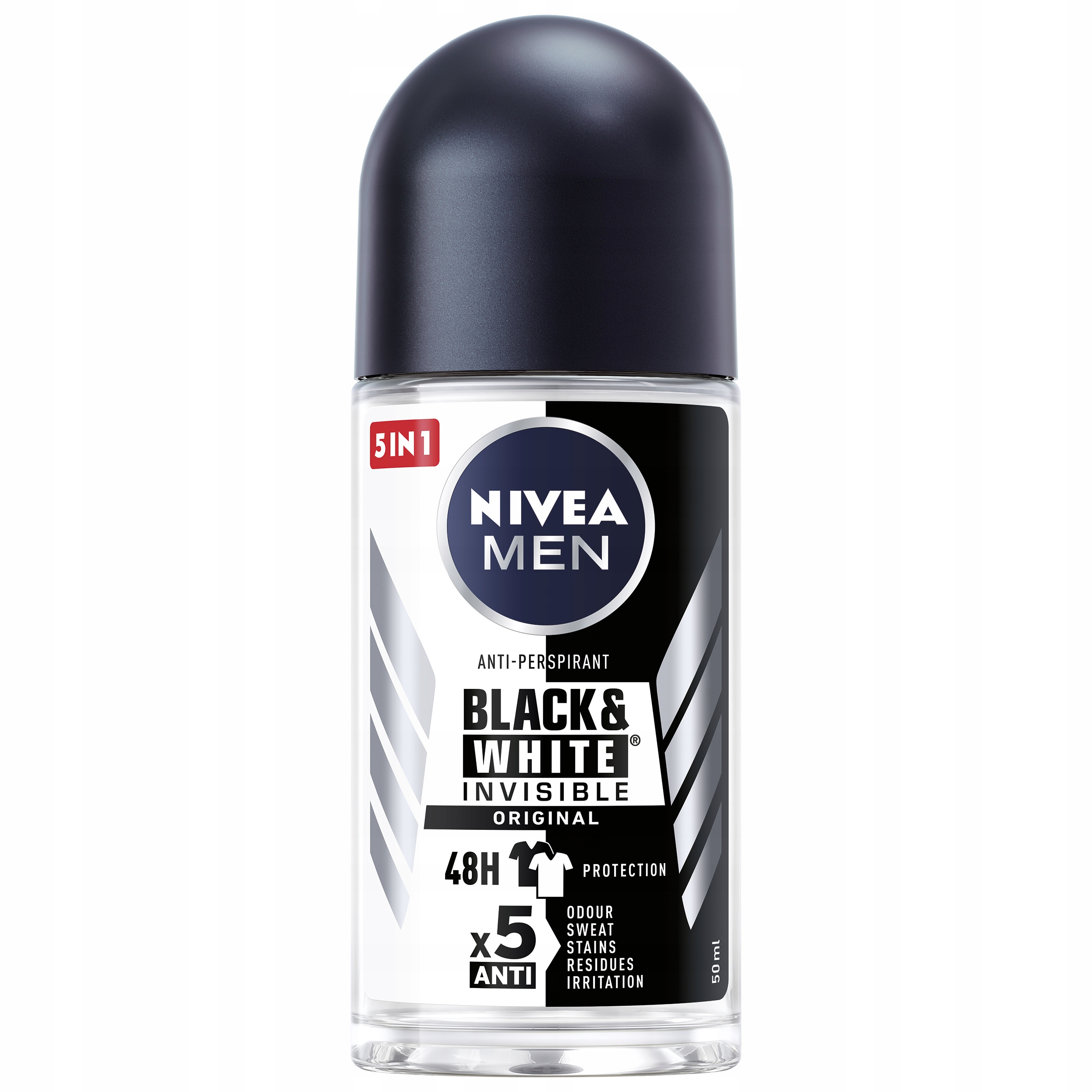 NIVEA MEN deo roll on Black&White Invisible Original 50ml