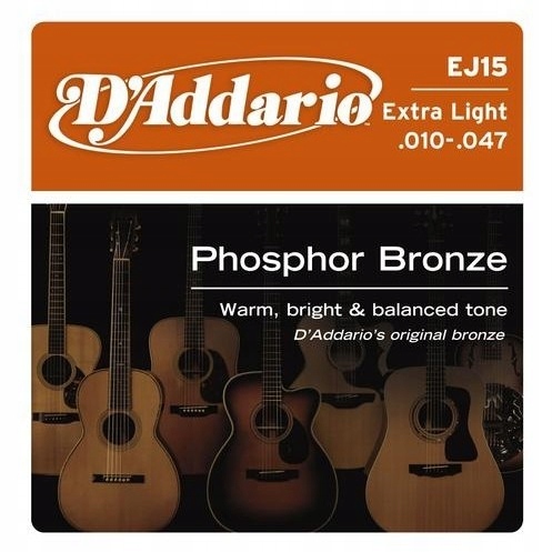 D'addario EJ-15 struny do gitary akustycznej