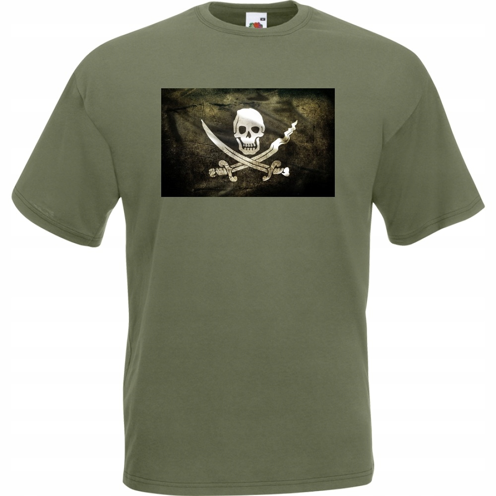 

Koszulka z nadrukiem flaga piracka Jolly Roger XXL