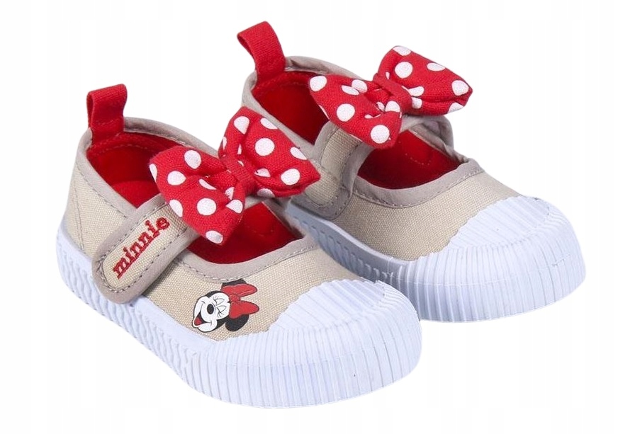 

Beżowe kapcie dla dziewczynki Myszka Minnie 25