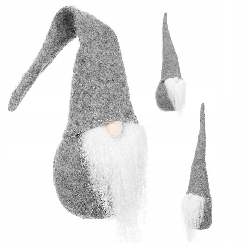 

Skrzat Krasnal Gnom Ozdoba Świąteczna Szary 50CM