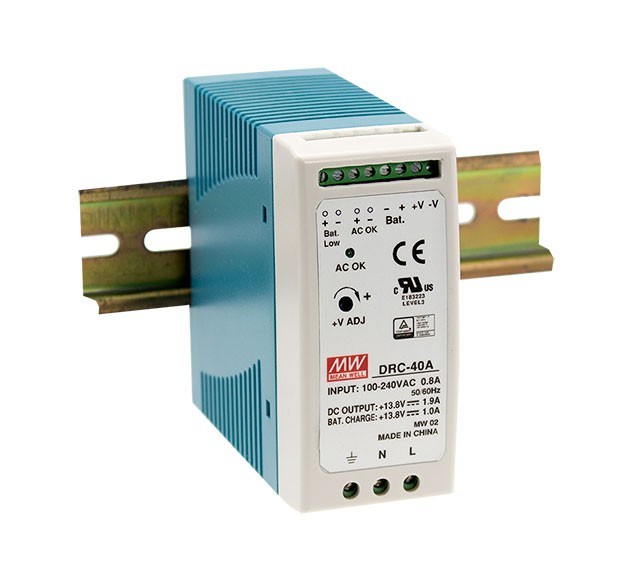 DRC-40A Zasilacz 40W 13.8V 2.9A. 13.8V 1A