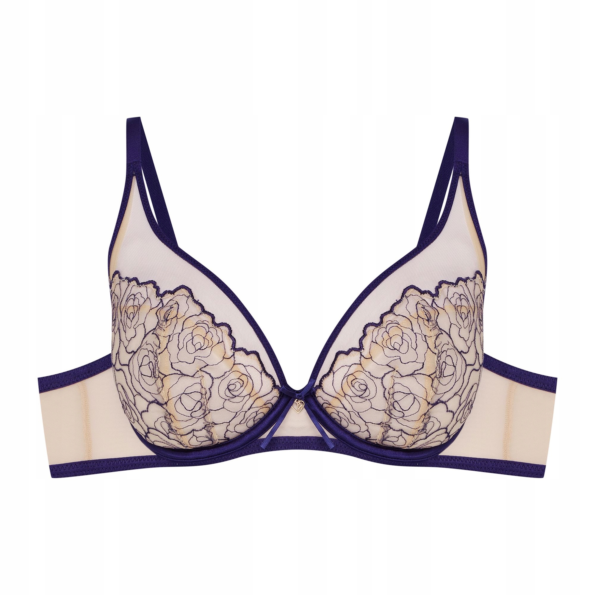 Měkká podprsenka Batty Esotiq navy, nude 95E