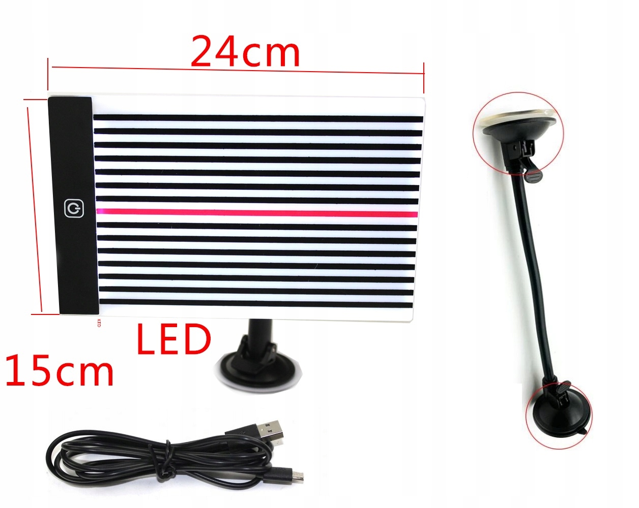 Tablica refleksyjna LED PDR liniowa na wgniecenia Brand other