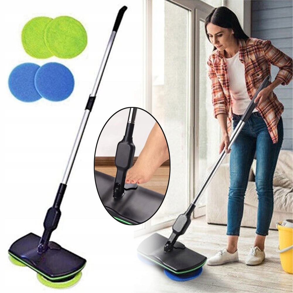 Elektrický Akumulátorový Mop Na Leštění Mopu Pro Podlahy V Domácnosti