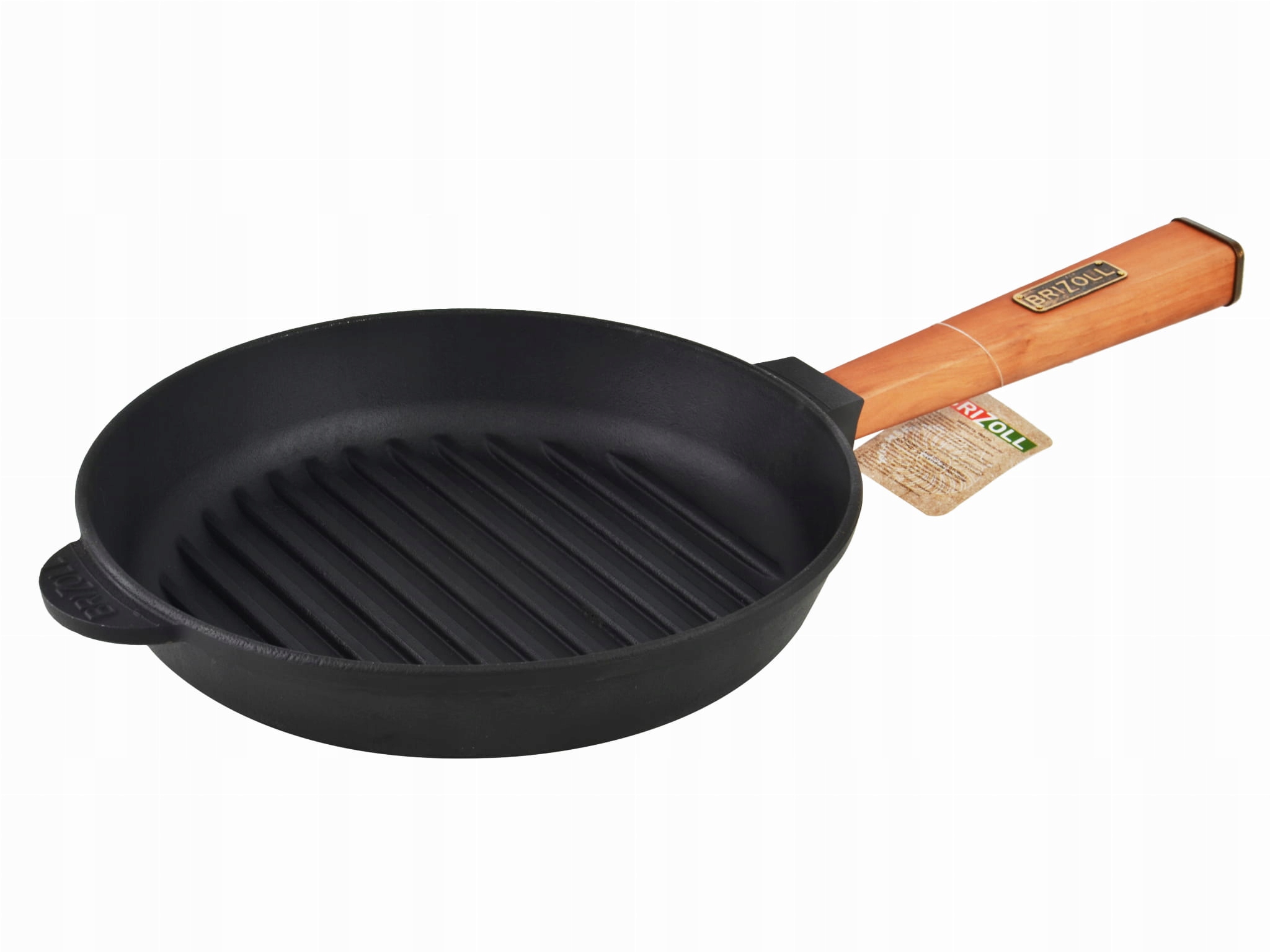 Brizoll żeliwna patelnia grillowa 28cm indukcja