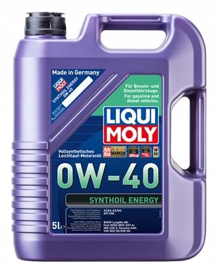 Motorový Olej Synthoil Energy 0W-40 Liqui Moly 5 L