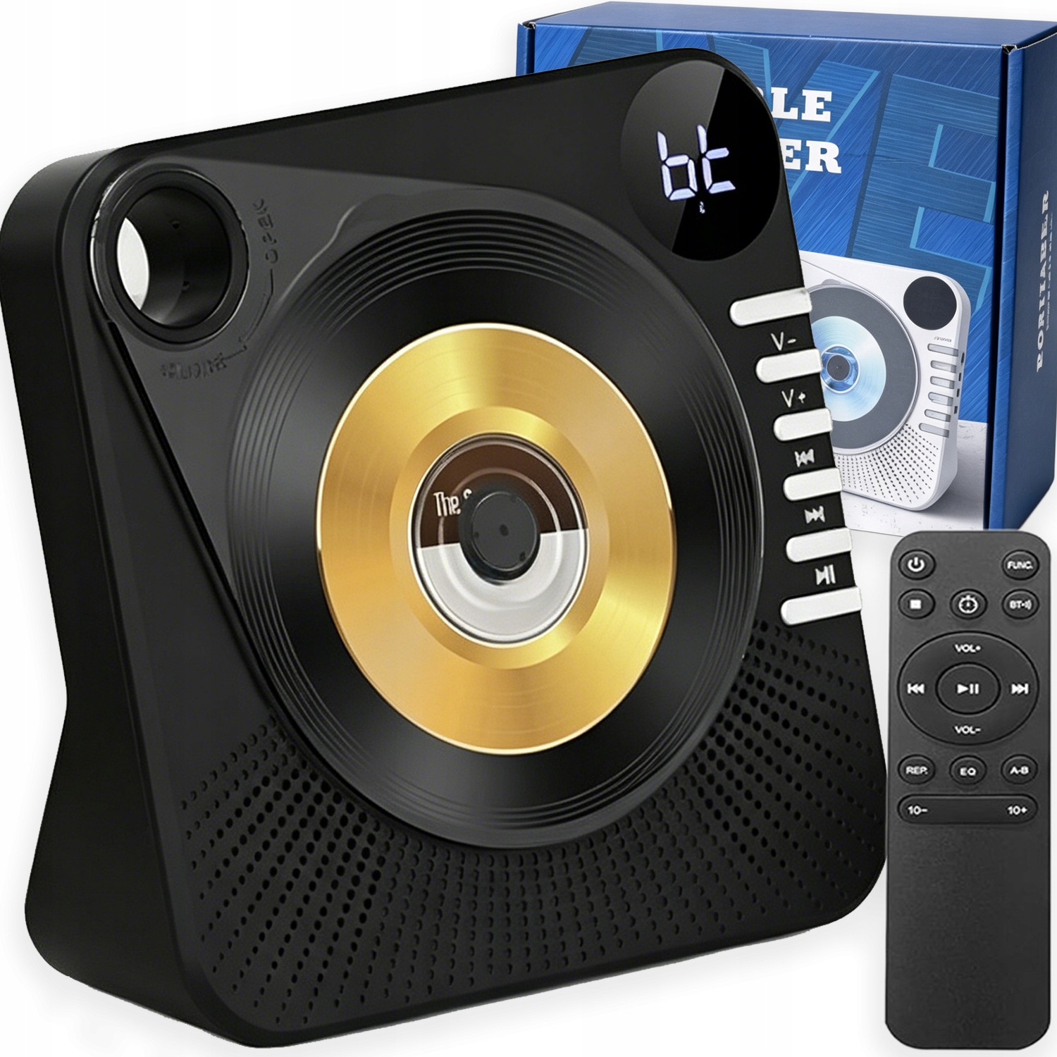 Přenosný CD Přehrávač Usb Duální Bluetooth Přehrávač Dárky