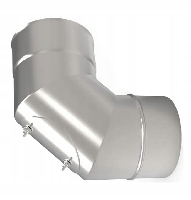 Ks kyselinovzdorné koleno s revizním čištěním 90 stupňů fi 130 mm 1,0 mm vložka