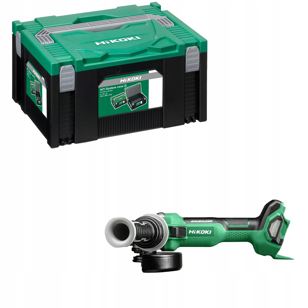 Aku úhlová bruska HiKOKI G1813DA W2Z 18V 125mm Body kufr
