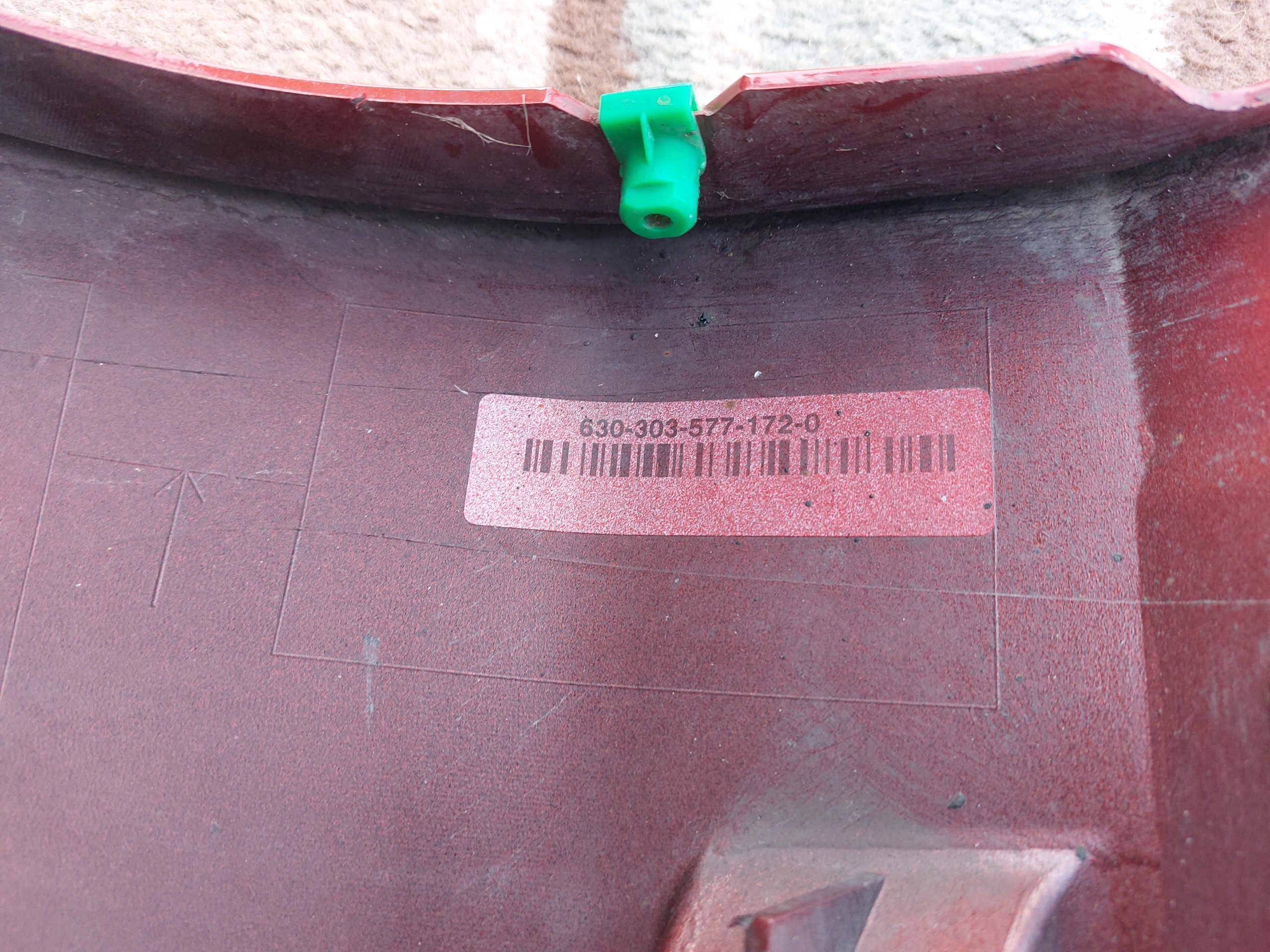 moulding threshold right VOLVO V40 II 19r
