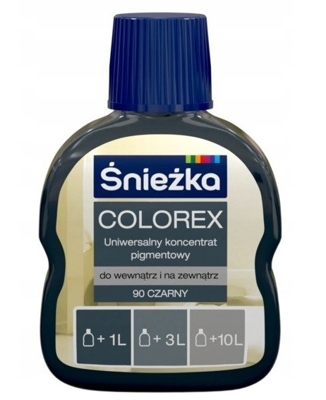 

Colorex Śnieżka Pigment Do Farb 100ml Czarny