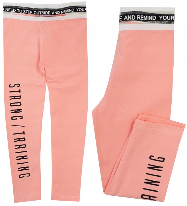 

Legginsy Getry Rybaczki Fitness Napisy 140 J143A