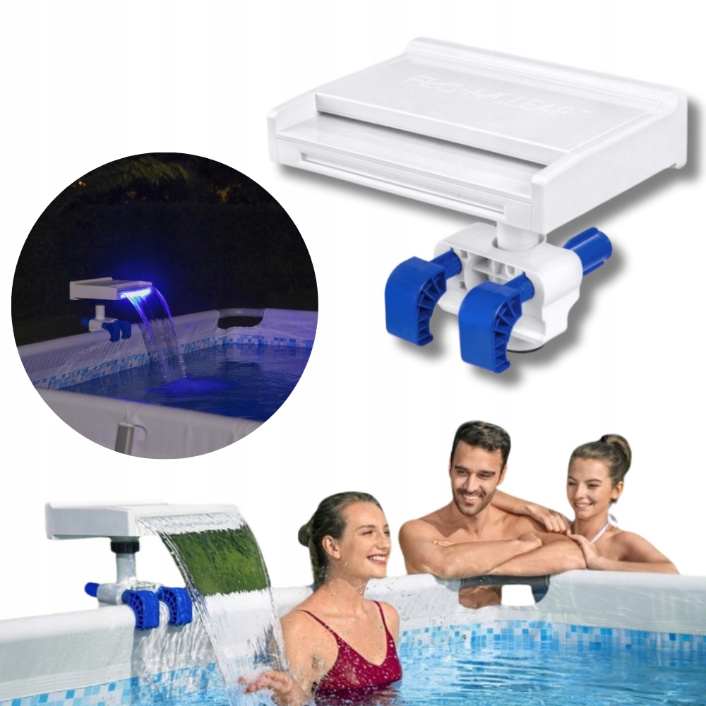 Led bazénová fontána do bazéna Vodopád bezdrôtová Bestway