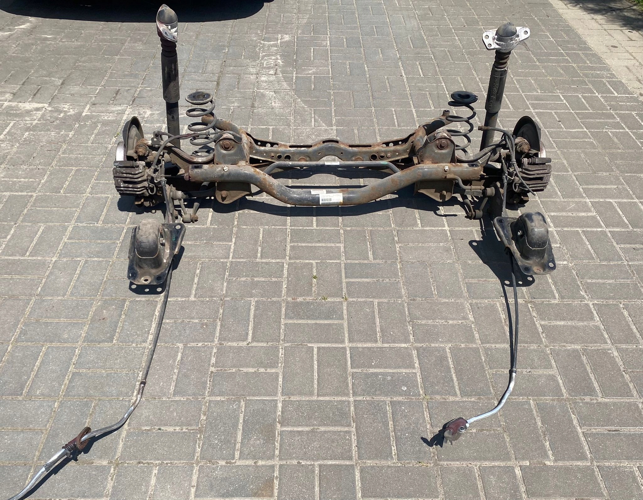 GOLF VI PLUS BELKA ZAWIESZENIA TYŁ OŚ WÓZEK SANKI